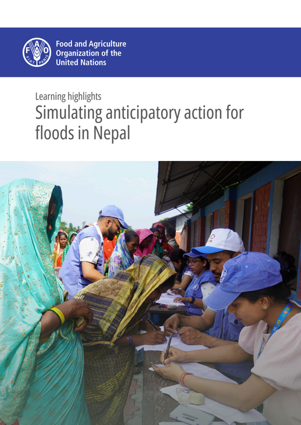 Simulating anticipatory action for floods in Nepal